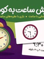 بسته کارت های آموزش ساعت به کودکان 96 عدد کارت | 