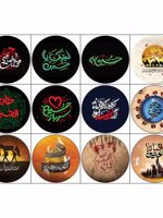پیکسل 12 عددی سنجاقی طرح محرم (پژانو) کد 101037145