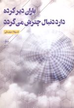 باران دیر کرده دارد دنبال چترش می گردد