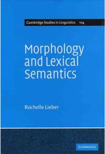 Morphology and Lexical Semantics