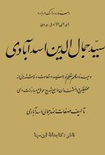 جلد کتاب اسناد و مدارک درباره ایرانی الاصل بودن سید جمال الدین اسد آبادی