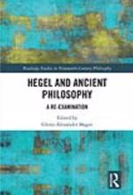 جلد کتاب Hegel and Ancient Philosophy