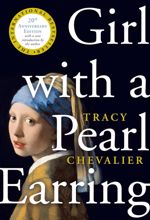 جلد کتاب the girl with a pearl earring