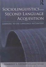 کتاب Sociolinguistics and Second Language Acquisition