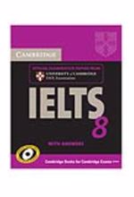 جلد کتاب cambridge ielts 8