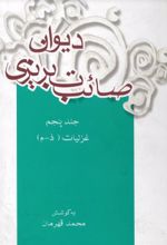 جلد کتاب دیوان صائب تبریزی (جلد پنجم)