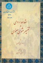 جلد کتاب مقدمه رومی و تفسیر مثنوی و معنوی