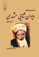جلد کتاب تصحیح دیوان ثنایی مشهدی (جلد دوم)