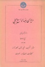 جلد کتاب دیوان عبدالواسع جبلی