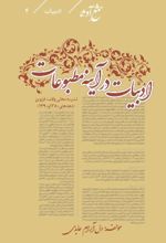 جلد کتاب ادبیات در آینه مطبوعات