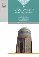 جلد کتاب بقعه های خاندانی دوران صفویه