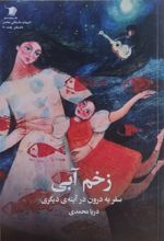 جلد کتاب زخم آبی