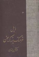 کتاب ذیل فرهنگ بزرگ سخن