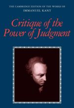 جلد کتاب Critique of the Power of Judgment