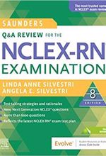 کتاب SAUNDERS Q & A REVIEW FOR THE NCLEX-RN EXAMINATION 2021