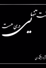 جلد کتاب پشت تنهایی دری هست