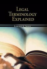 جلد کتاب Legal Terminology Explained