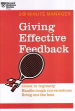 Giving effective feedback