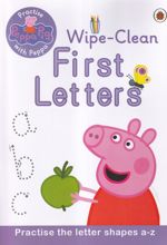 Peppa Pig: Wipe-Clean First Letters