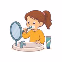 مسواک زدن - مهارت های خودمراقبتی
