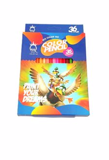 مدادرنگی 36 رنگ سه‌گوش جعبه مقوایی (ام کیو)