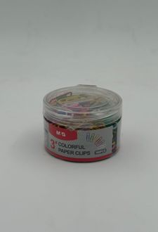 بسته 160 عددی گیره رنگی کاغذ