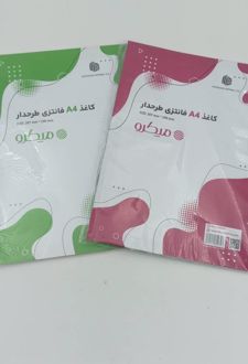 کاغذ A4 خطدار 50 برگ فانتزی طرح دار میکرو (بنفش)