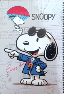 دفتر 100 برگ جلد‌سخت سیمی سری‌تونیورس (الند) اسنوپی