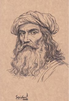دفتر 80 برگ رقعی کرافت بی‌خط سری مشاهیر (سپیدار) Leonardo Da Vinci