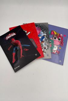 دفتر 50 برگ وزیری ته چسب میکرو طرح کارتونی (ماریو)