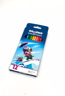 مدادرنگی 12رنگ سه گوش اسکول فنز