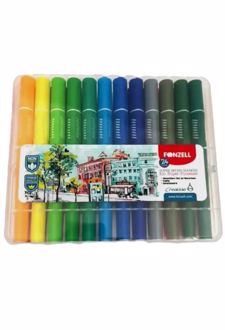 ماژیک 24 رنگ super brush سری creative (فونزل)