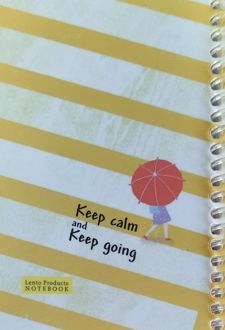 دفتر لمینتی A6 (لنتو) - زرد