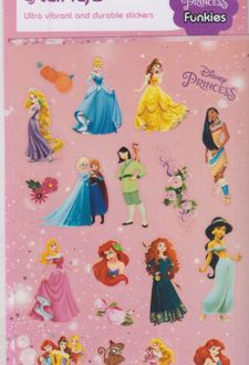 استیکر 19 تکه پرنسس‌های دیزنی (لانگو)