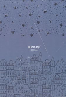 دفتر کلاسوری 26 حلقه 200 برگ قفل فلز طلاکوب میکرو (خانه آبی)