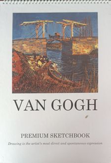 دفتر طراحی 50 برگ 100 گرم A3 جلد‌سخت سیم‌از‌بالا (پودل) ونگوک