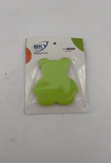 استیک نوت اشکال 5 رنگ (اسکای) خرس