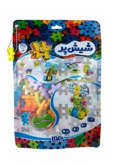 بسته اسباب بازی ساختنی شیش پر کوچولو (بسته‌ی سبز)