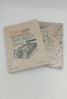 دفترکلاسوری 26 حلقه 100 برگ قفل پلاستیک جلدکرافت میکرو (تراش)