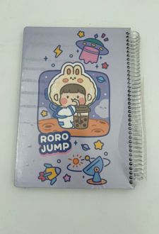 دفتر نوشتنی فینگیلی جلد‌چوبی (دکمه) - بابل‌تی