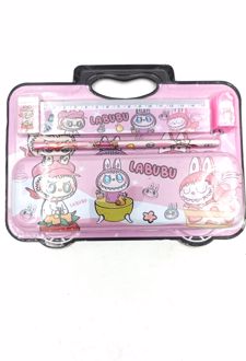 ست تحریر لبوبو (فانتزی) - صورتی