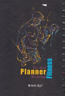 پلنر 120 برگ 15*20 جلدسخت فنردوبل ازبغل میکرو سری ورزشی (مشکی مرد)