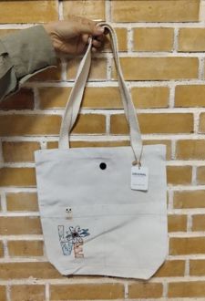 کیف پارچه ای جیب دار 34*32 جین جوی (کد W13)
