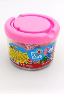 خمیرسطلی 5 رنگ آریا (سطل صورتی)