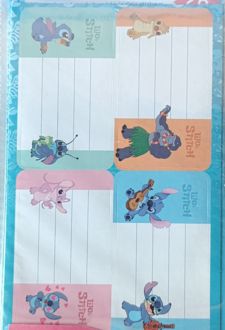 بلیستر 2 عدی لیبل‌ اسم ‌دانش‌آموز Lilo‌ and ‌Stitch (لانگو)