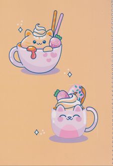 دفتر 60 برگ وزیری سیمی جلد‌نرم مجلد فانتزی (پودل) - کرمی