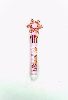 خودکار 10 رنگ اسپینری کپی‌بارا (فانتزی) - صورتی