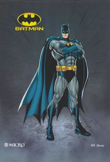 دفتر کلاسوری 26 حلقه 100 برگ قفل پلاستیک میکرو سری جور (بتمن)