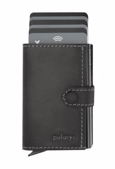 جاکارتی چرم هانتر HIKER wallet (پولاریس) - مشکی