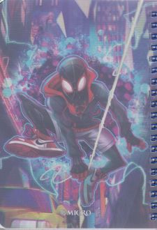 دفتر یادداشت 80 برگ 1/8 سیمی خطی میکرو (اسپایدر من)